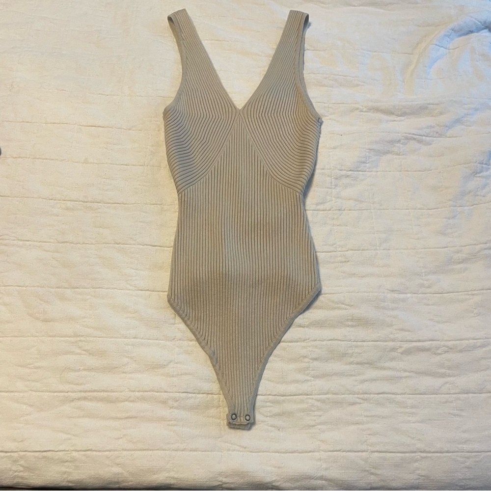 Sweater tank bodysuit